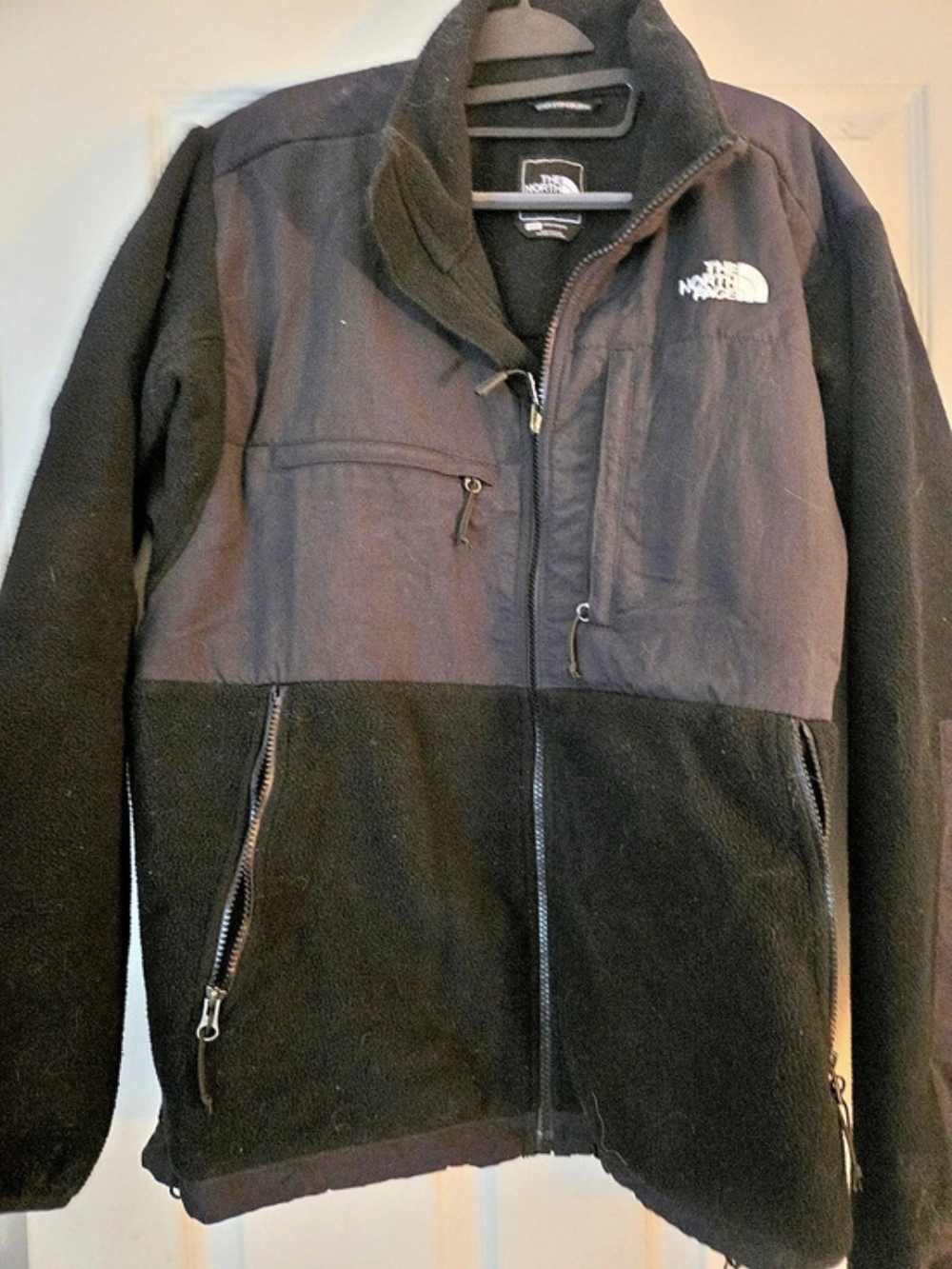The North Face Denali Fleece Jacket Men's Gray & Black Medium